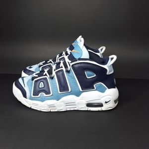 Nike Air More Uptempo 96 Denim Obsidian Blue Sz 8